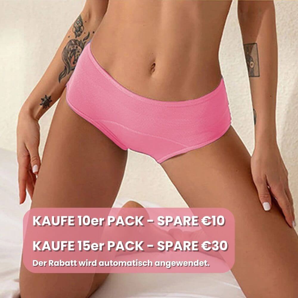 Komfortabel & Diskret - Auslaufsichere Unterwäsche
